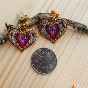 Heart shape earrings